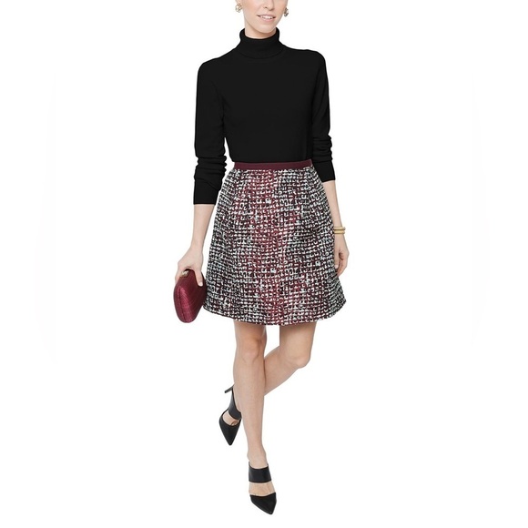 MAX MARA Weekend / Canga Bordeaux mini skirt US 10 - Picture 1 of 5